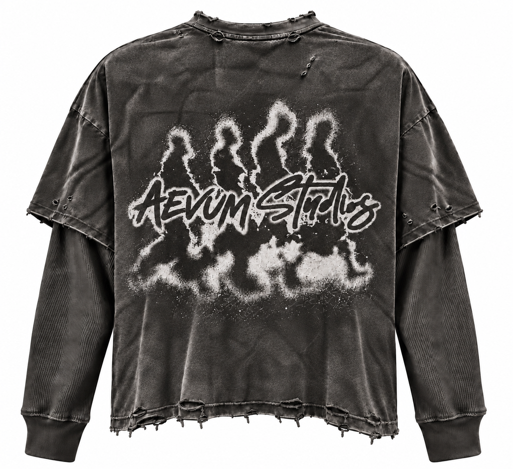 AEVUM Double Layered Thermal Long Sleeve - Grey