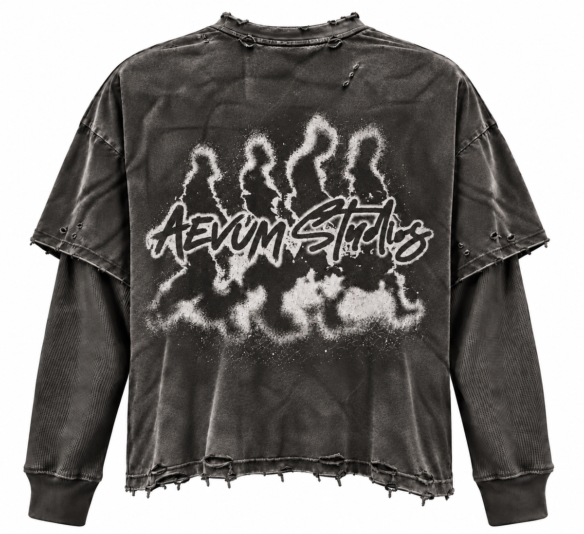 AEVUM Double Layered Thermal Long Sleeve - Grey