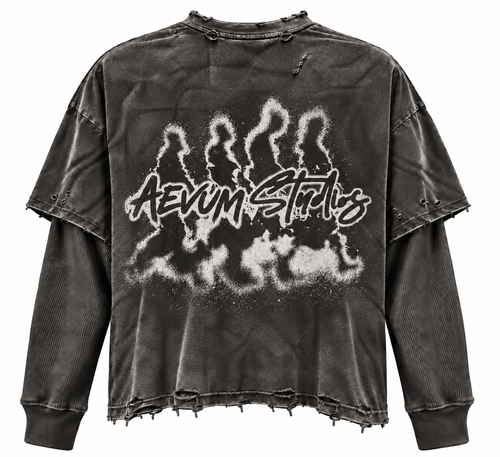 AEVUM Double Layered Thermal Long Sleeve - Grey