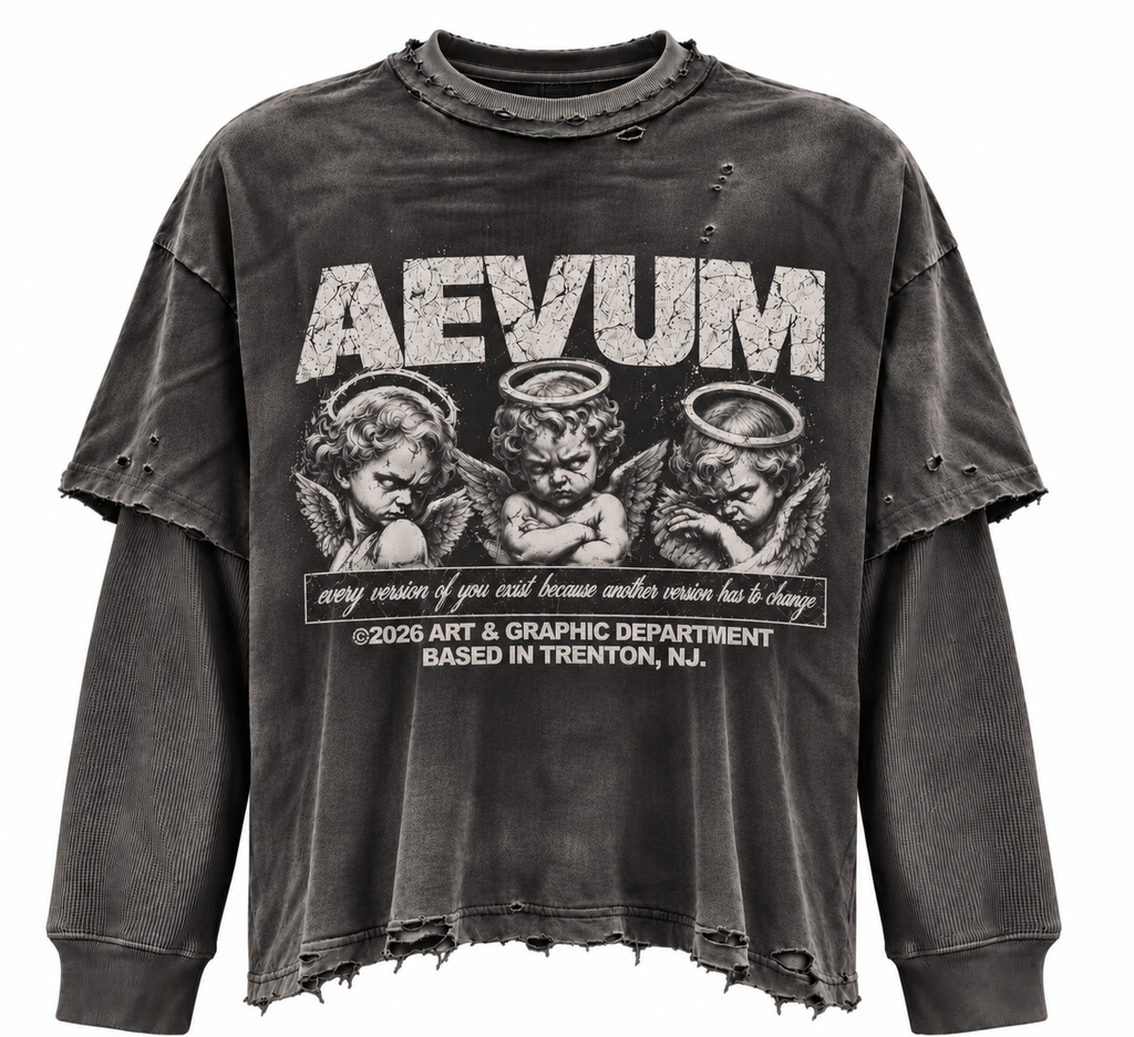 AEVUM Double Layered Thermal Long Sleeve - Grey